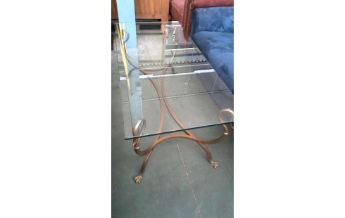 WOHNZIMMERTISCH 1 IM VINTAGE-STIL BRONZE EIS