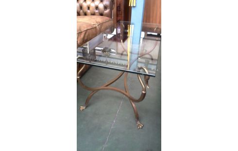 WOHNZIMMERTISCH 1 IM VINTAGE-STIL BRONZE EIS