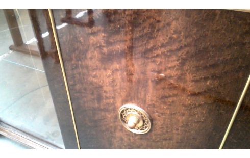 ARMOIRE, , BAR VINTAGE, , PORTE COULISSANTE GLACE ECLAIRE