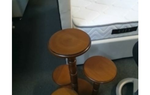 PORTE PLANTE BOIS RUSTIQUE