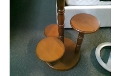 PORTE PLANTE BOIS RUSTIQUE