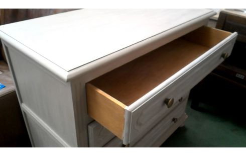 CHIFFONNIER 4 TIROIRS GRIS