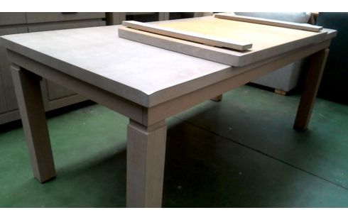 MESA DE COMEDOR LACADO ROBLE ALARGO 70 cm