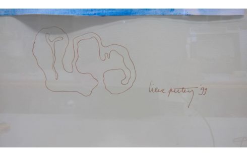 KUNSTWERK ABSTRACT GESIGNEERD