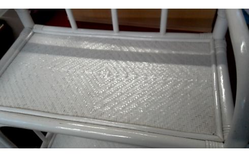 ETAGERE BAMBOU BLANCHE