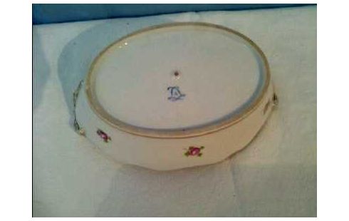 PORZELLANSCHALE <A> BAROCK FLORAL GOLDF.