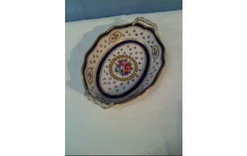 PORZELLANSCHALE <A> BAROCK FLORAL GOLDF.