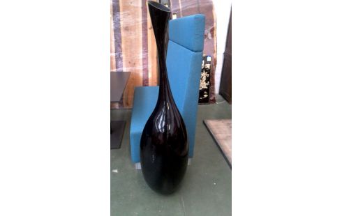 VASE GROSSES MODELL SCHWARZ PVC