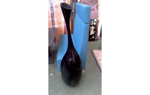 VASE GROSSES MODELL SCHWARZ PVC