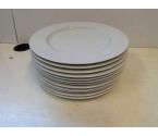 LOT DE 12 ASSIETTES PORCELAINE