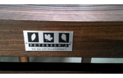 4 STOELEN WENGE STRAK PETERSEN'S