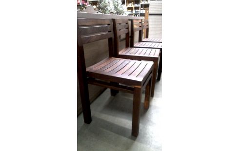 4 STOELEN WENGE STRAK PETERSEN'S