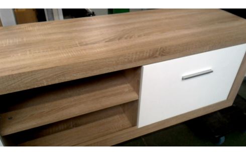 FERNSEHMÖBEL 2 TÜREN, , HOLZ LOOK