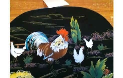 ASSIETTE DECO LONGWY CHANTE CLAIR