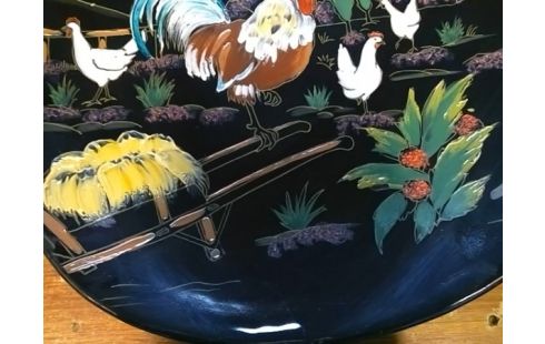 ASSIETTE DECO LONGWY CHANTE CLAIR