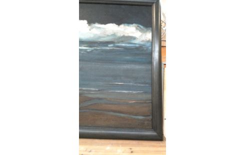 SCHILDERIJ 113X92 STRAND/D CLAES