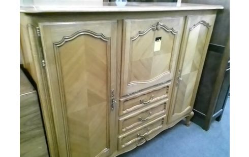 MEUBLE SECRETAIRE 3P 3T STYLE LOUIS XV (L 163 / P 51 / H 136)