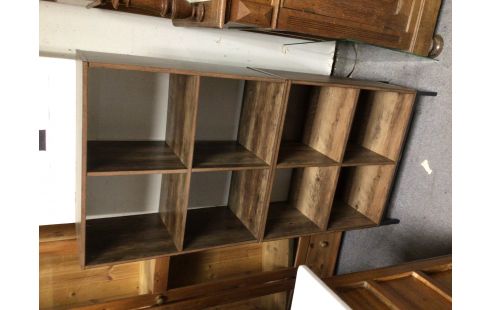 ETAGERE MODERNE OUVERTE 8 NICHES