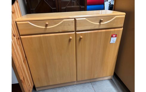 ARMOIRE HETRE 2 PORTES 2 TIROIRS