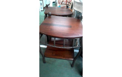 TABLE D'APPOINT FER, , BOIS L UNITE