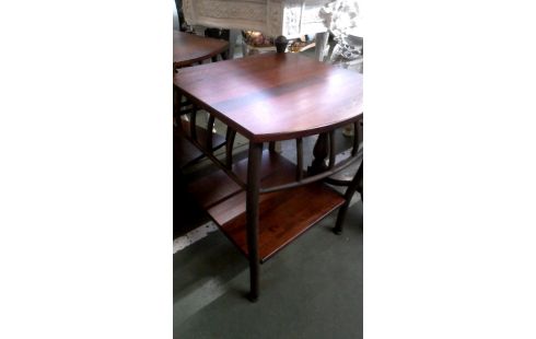 TABLE D'APPOINT FER, , BOIS L UNITE