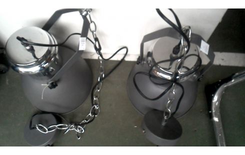 SUSPENSION STYLE GRIS METAL L UNITE