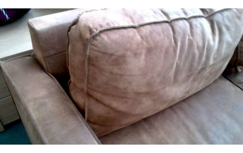 SESSEL 1 2 PLÄTZE ROTBRAUN