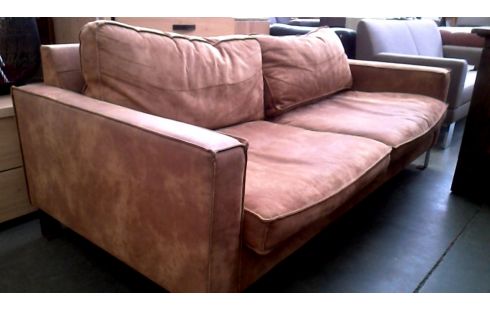 SESSEL 1 2 PLÄTZE ROTBRAUN