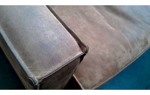 SESSEL 1 2 PLÄTZE ROTBRAUN