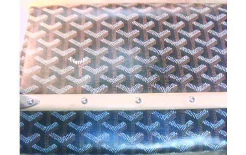 POCHETTE GOYARD MONTECARLO CUIR NOIR BAGUETTE BOIS GOYARD PARIS