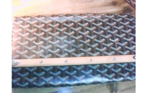 POCHETTE GOYARD MONTECARLO CUIR NOIR BAGUETTE BOIS GOYARD PARIS