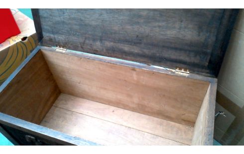 KISTE MASSIV TEAKHOLZ AFRIKANSICH MANN FRAU