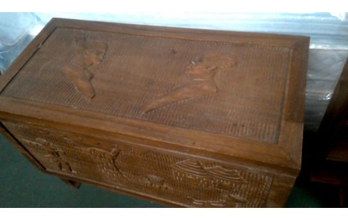 CAJA 1 MACIZO TECA HOMBRE MUJER