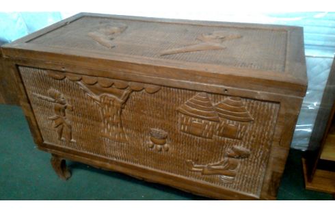 CAJA 1 MACIZO TECA HOMBRE MUJER