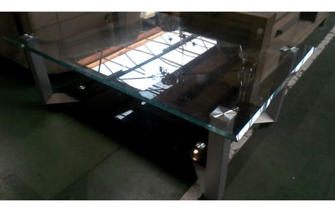 WOHNZIMMERTISCH 1 GRAU EISEN FACETTIERT EIS