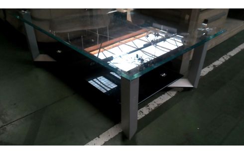 WOHNZIMMERTISCH 1 GRAU EISEN FACETTIERT EIS