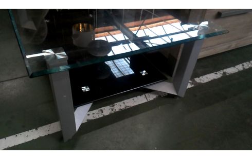 WOHNZIMMERTISCH 1 GRAU EISEN FACETTIERT EIS