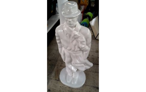 LAMPADAIRE HOMME BLANCHE PORCELAINE, , OPALINE