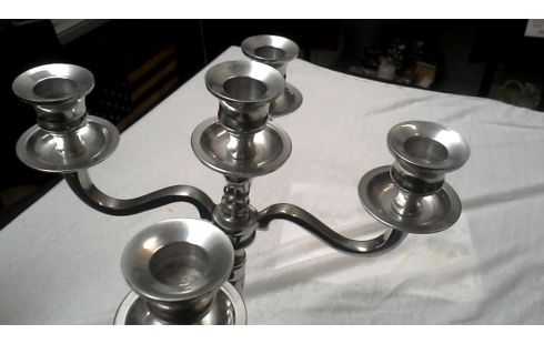 CANDELERO ALUMINIO LA UNIDAD