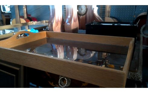 BANDEJA, , MADERA TEÑIDO HIELO