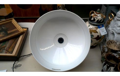 SUSPENSION ROND BLANCHE METAL