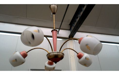 SUSPENSION BRANCHE ANNEES 30 ROSE LAITON, , OPALINE