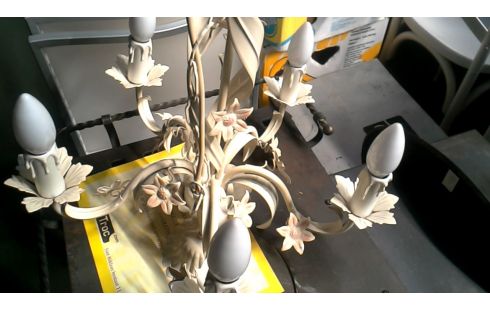 SUSPENSION ECRU BRANCHE FLEUR