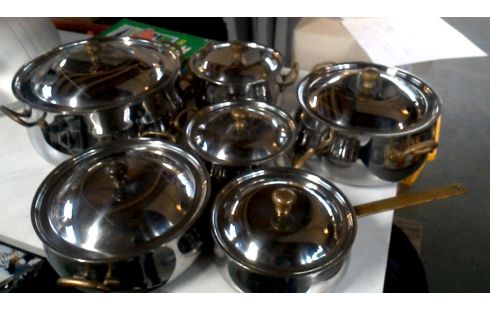 KOOKPOT LOT VAN INOX