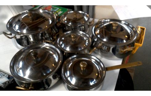 KOOKPOT LOT VAN INOX