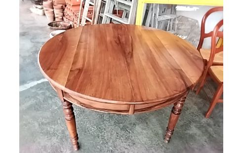 TABLE RONDE BOIS 1 ALLONGE