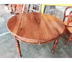 TABLE RONDE BOIS 1 ALLONGE