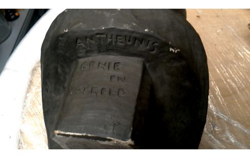 BUSTE PLATRE BRONZE COULEUR DEDICACE