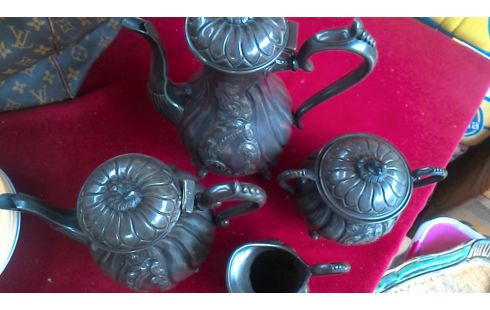 SERVICE A CAFE ANCIEN ARGENTE CORPS