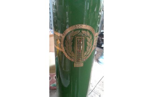 PIED DE STAL GROEN KERAMIEK GOUD